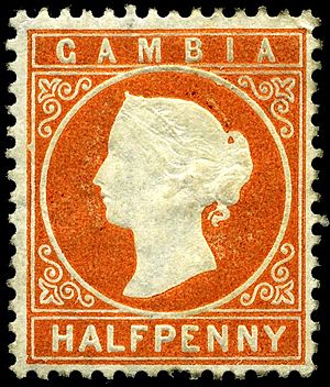 Archivo:Stamp Gambia 1880 0.5p