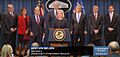 U.S. Homeland Security Secretary Kirstjen Nielsen, Acting Attorney General Matthew Whitaker, Commerce Secretary Wilbur Ross, FBI Director Christopher Wray Announces 23 Criminal Charges Against China's Huawei & Wanzhou Meng