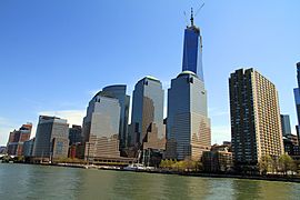 USA-NYC-Battery Park City from Hudson River0