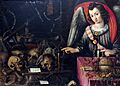 Vanitas con ángel admonitorio
