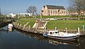 Vollenhove, de Haven met de Grote-of Sint Nicolaaskerk RM10555 IMG 2849 2018-04-20 15.31