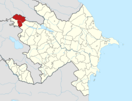 Aghstafa District in Azerbaijan.svg