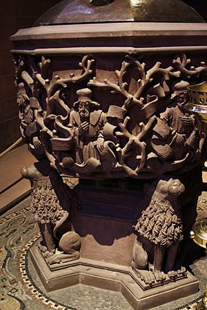 Archivo:Baptismal font (detail) - Worms Cathedral - Worms - Germany 2017