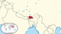 Bhutan in its region