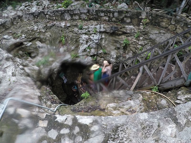 Cenote Choo-Ha,entry