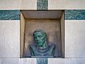Cimitero Vantiniano busto di Cristo Brescia