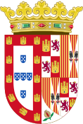 Coat of Arms of Maria of Aragon, queen of Portugal.svg