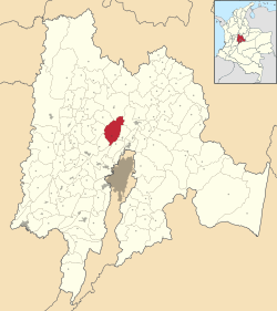 Subachoque ubicada en Cundinamarca