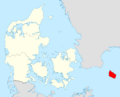 Denmark location bornholm