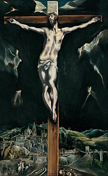 Domenikos Theotokopoulos, El Greco - Christ crucified with Toledo in the Background - Google Art Project.jpg