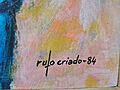 Firma de Rufo Criado (1984)