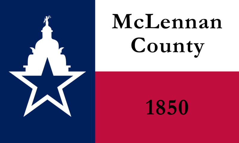 Flag of McLennan County, Texas