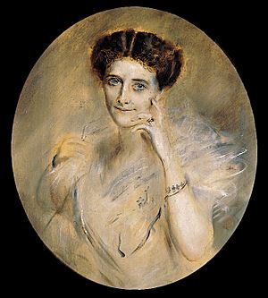 Archivo:Franz von Lenbach Portrait Lady Curzon