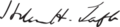 Helen Taft Signature