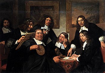 Archivo:Jan de Bray - The Governors of the Guild of St Luke, Haarlem - WGA03124