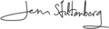 Jens Stoltenberg signature