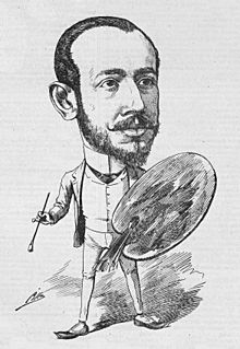 José Blanco Coris, de Cilla, Madrid Cómico, 16-04-1887 (cropped).jpg