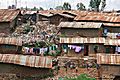 Kibera Nairobi Kenya slums shanty town October 2008