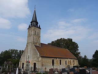 Le Mesnil-Mauger, église St Etienne.JPG