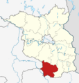 Locator map EE in Brandenburg