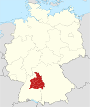 Locator map RB S in Germany.svg