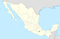 Mammillaria hernandezii range map