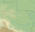 Mapa físico de localización Madre de Dios