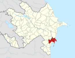 Neftchala District in Azerbaijan.svg
