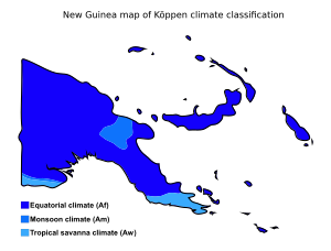 Archivo:New Guinea map of Köppen climate classification