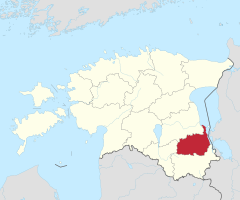 Põlva County in Estonia.svg