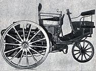 Première tricycle à vapeur Serpollet, de 1888