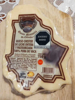 Archivo:Queso Chihuahua con forma del estado
