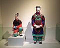 Recreated colored terracotta warriors