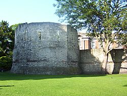 Archivo:Roman Fortifications in Museum Gardens York