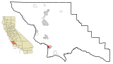 San Luis Obispo County California Incorporated and Unincorporated areas Grover Beach Highlighted.svg