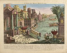 Archivo:The second plague in Egypt. The plague of frogs. Wellcome V0010560F2
