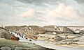 View of the Attack Against Fort Washington crop