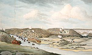 View of the Attack Against Fort Washington crop
