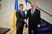 Volodymyr Zelensky in a working visit to the State of Israel, January 2020. XI