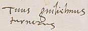 W Turner signature letter to Foxe BL Harleian 416 f 133r.jpg