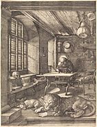 Archivo:Albrecht Dürer, Saint Jerome in His Study, 1514, NGA 35095