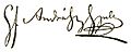 Andrássy Gyula signature