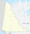Canada Yukon location map-albers proj2
