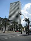 Canal St NOLA CBD Sept 2009 Custom House Canal Place.JPG