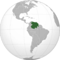 Captaincy General of Venezuela, 1777 (ortographic projection)
