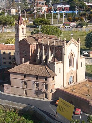 Archivo:Catalunya en Miniatura-Església de Torrelles de Llobregat