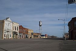 Cawker City, Kansas downtown and water tower.jpg