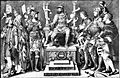 Charles V enthroned over his defeated enemies Giulio Clovio mid 16th century