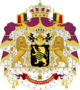 Coat of Arms of the King of the Belgians (1837-1921).svg