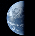 Earth viewed from Apollo 13